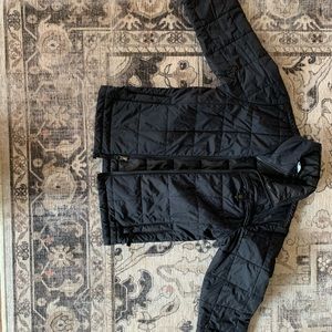 Kids black north face jacks size 7/8